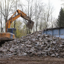 Terrassement de Terrain pour Travaux de Construction de Réseaux Loperhet